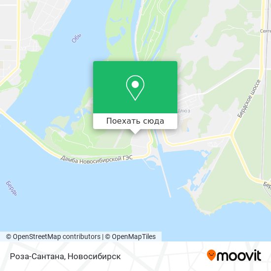 Карта Роза-Сантана