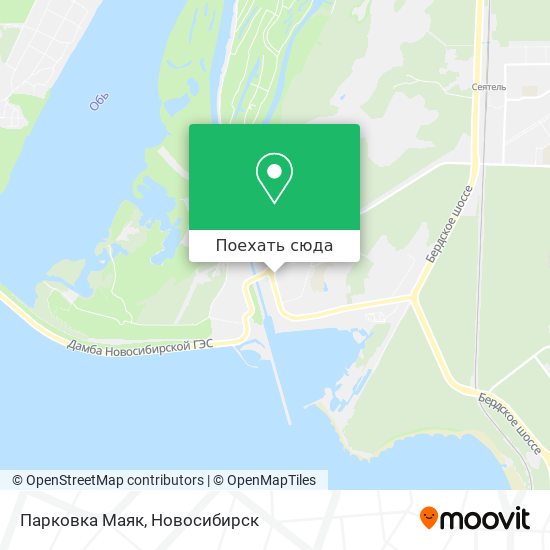 Карта Парковка Маяк