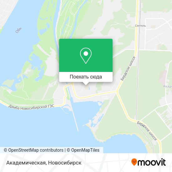 Карта Академическая