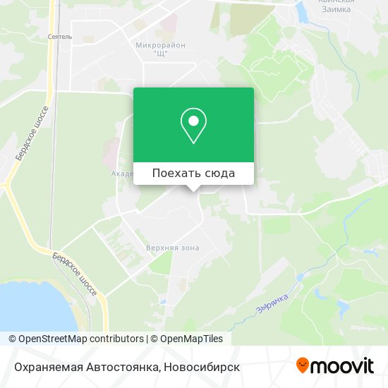 Карта Охраняемая Автостоянка