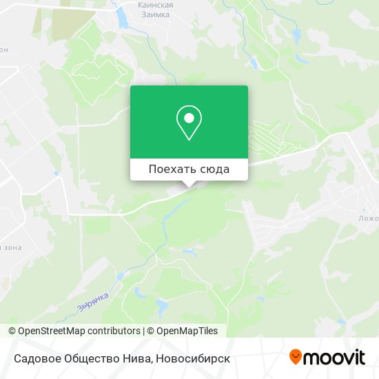 Карта Садовое Общество Нива