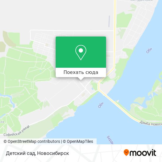 Карта Детский сад