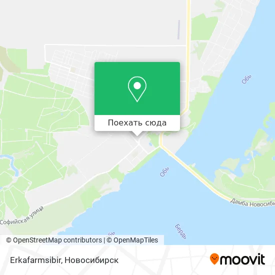 Карта Erkafarmsibir