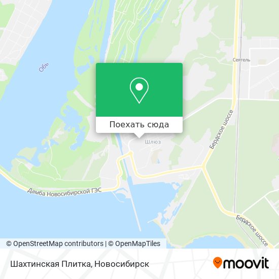 Карта Шахтинская Плитка