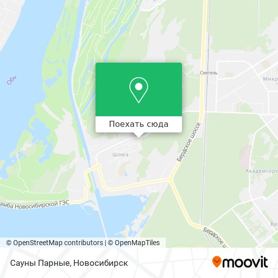Карта Сауны Парные