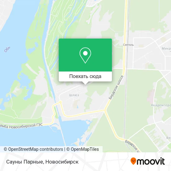 Карта Сауны Парные