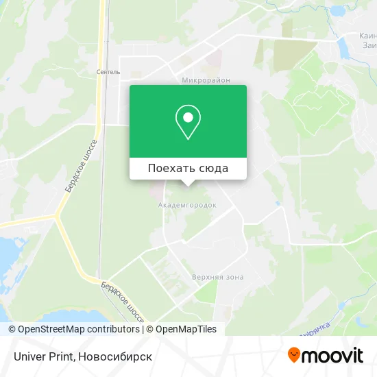 Карта Univer Print