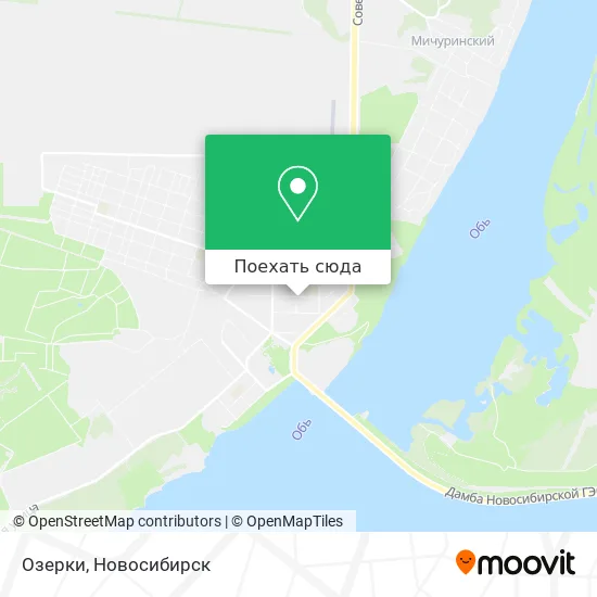 Карта Озерки