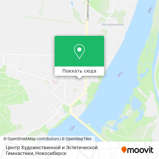 Карта Центр Художественной и Эстетической Гимнастики