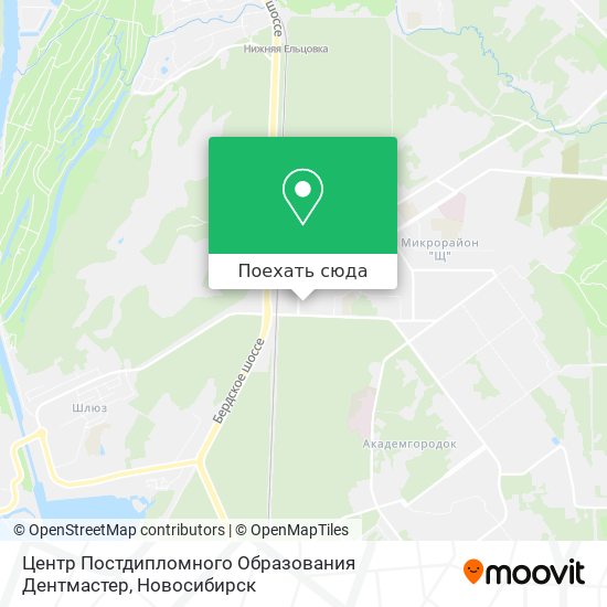 Карта Центр Постдипломного Образования Дентмастер