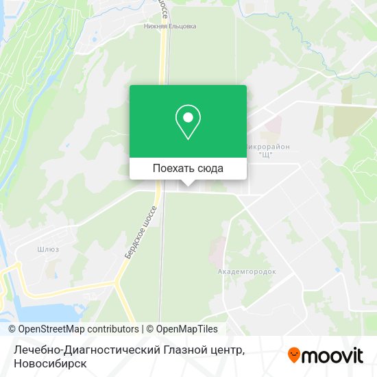 Карта Лечебно-Диагностический Глазной центр