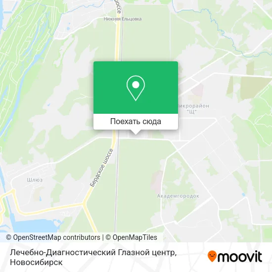 Карта Лечебно-Диагностический Глазной центр