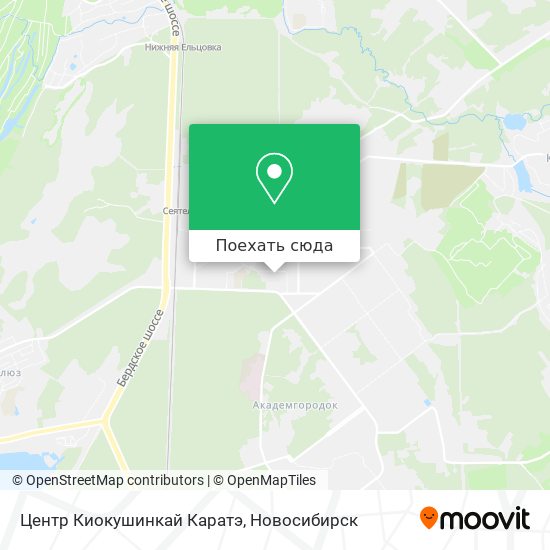 Карта Центр Киокушинкай Каратэ