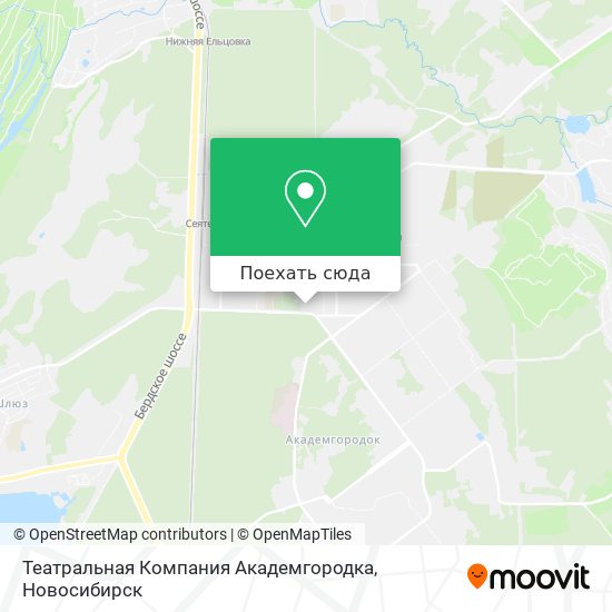 Карта Театральная Компания Академгородка