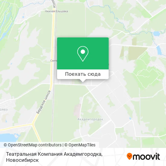 Карта Театральная Компания Академгородка