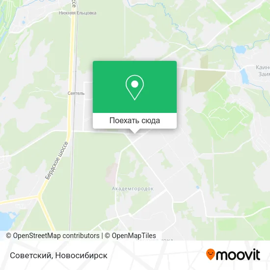 Карта Советский