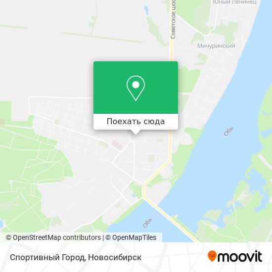 Карта Спортивный Город