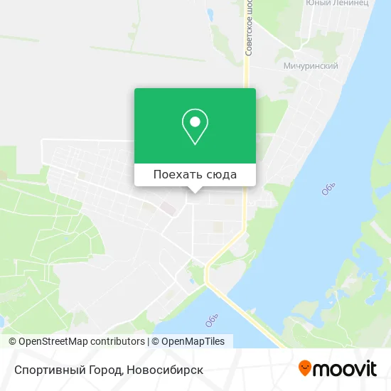 Карта Спортивный Город