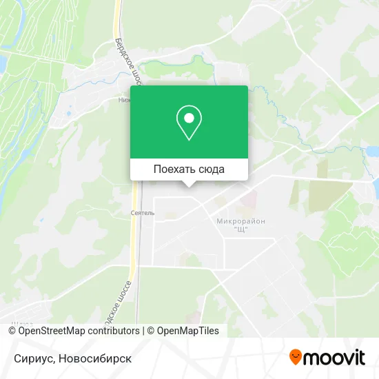 Карта Сириус