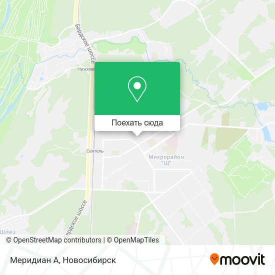 Карта Меридиан А
