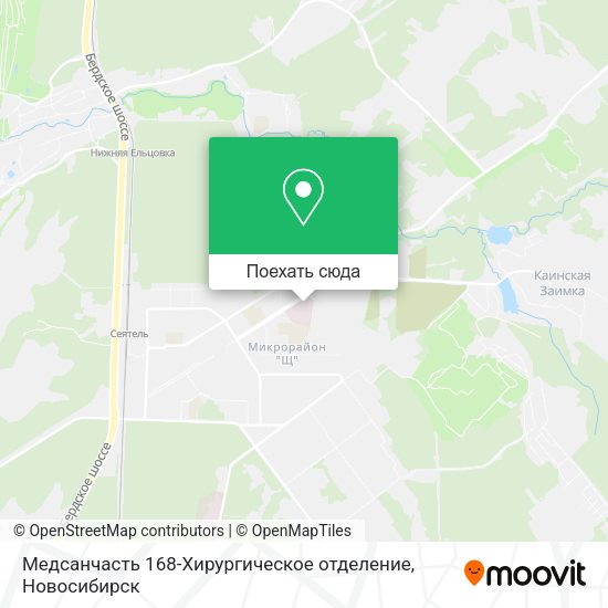 Карта Медсанчасть 168-Хирургическое отделение