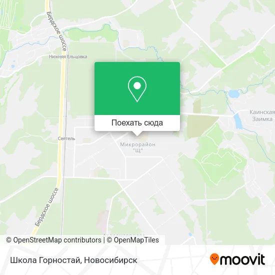 Карта Школа Горностай