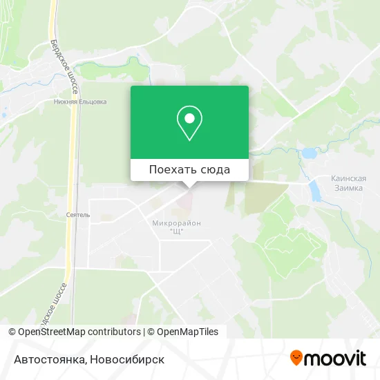 Карта Автостоянка