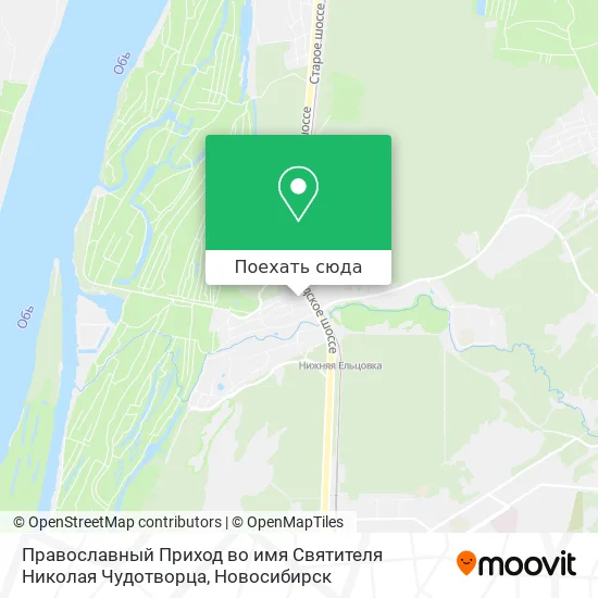 Карта Православный Приход во имя Святителя Николая Чудотворца