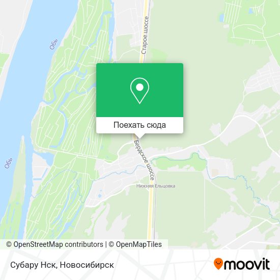 Карта Субару Нск