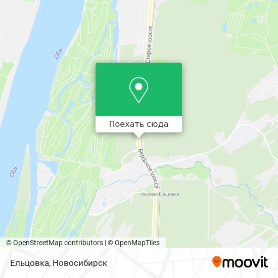 Карта Ельцовка