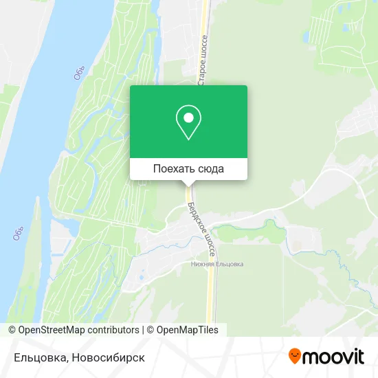 Карта Ельцовка