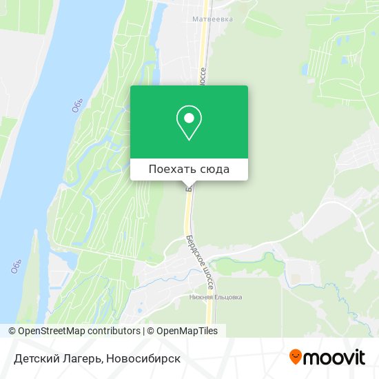 Карта Детский Лагерь