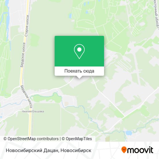 Карта Новосибирский Дацан