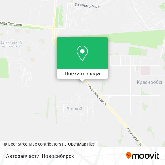 Карта Автозапчасти