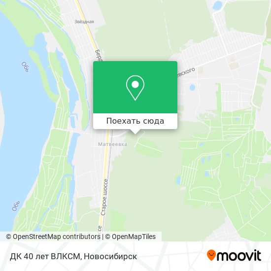 Карта ДК 40 лет ВЛКСМ