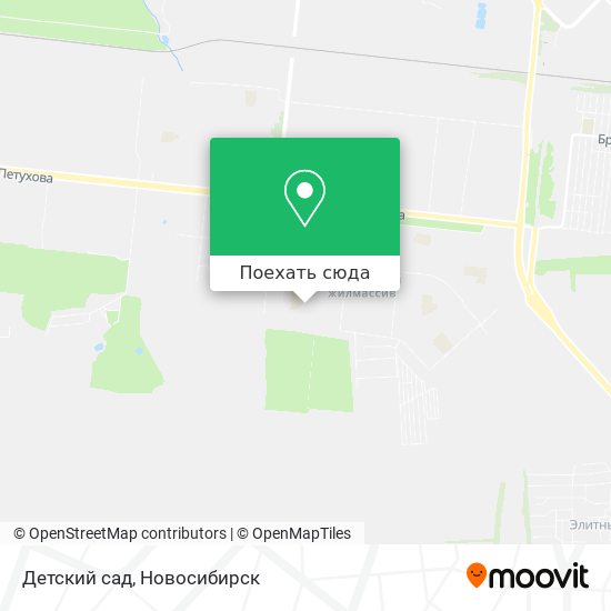 Карта Детский сад