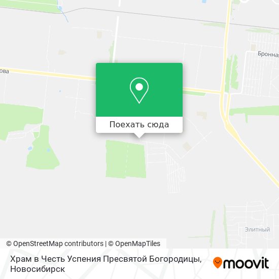 Карта Храм в Честь Успения Пресвятой Богородицы