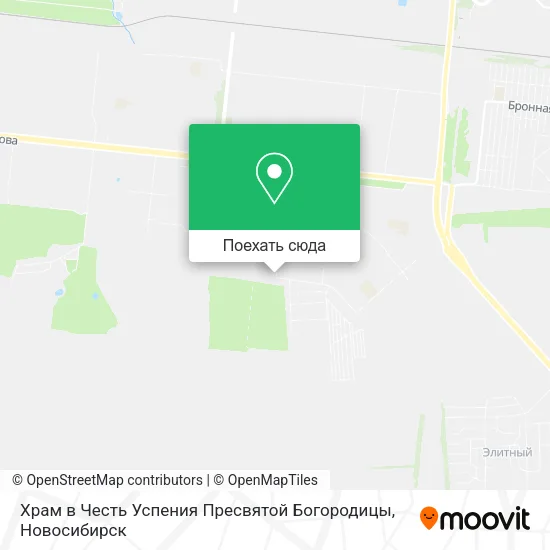 Карта Храм в Честь Успения Пресвятой Богородицы