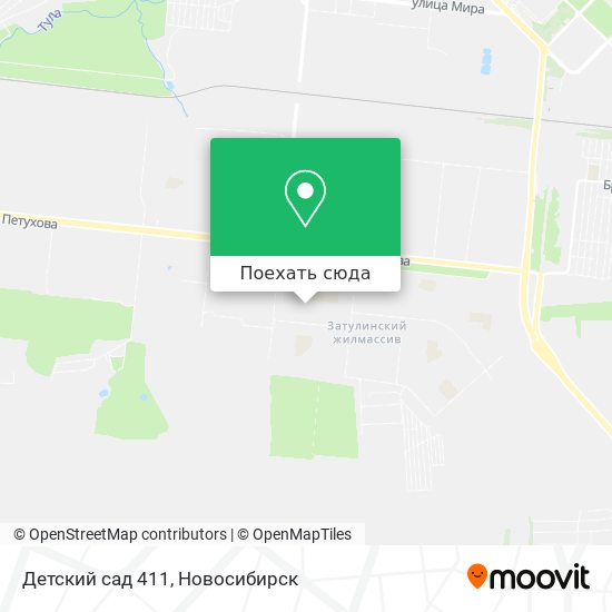Карта Детский сад 411