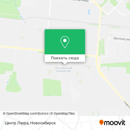 Карта Центр Лаура