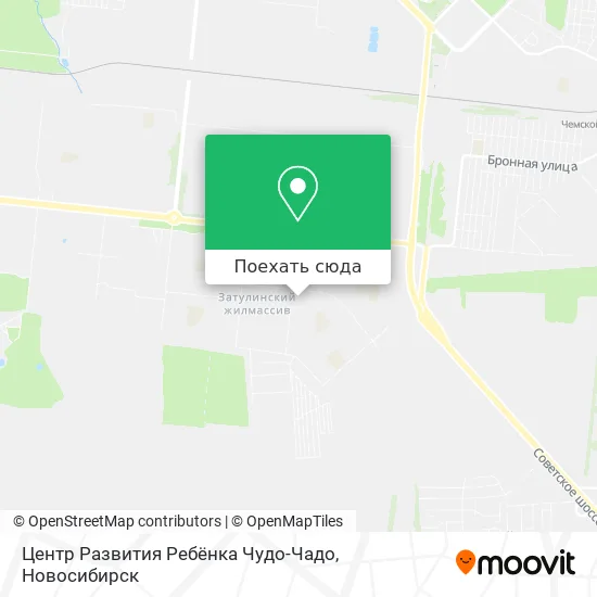 Карта Центр Развития Ребёнка Чудо-Чадо