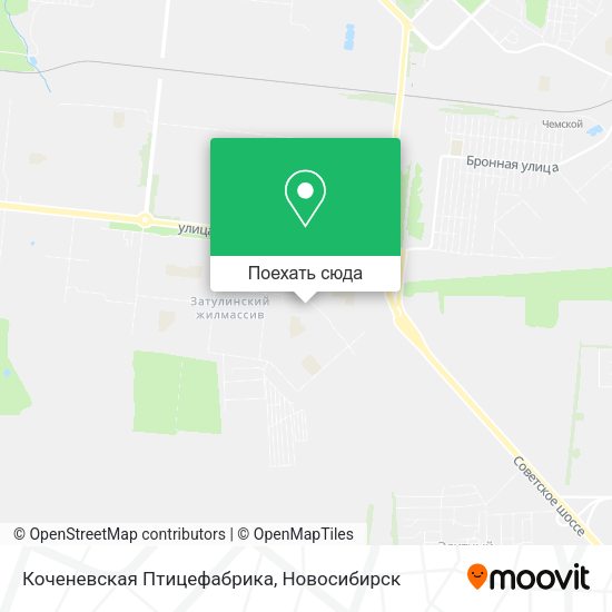 Карта Коченевская Птицефабрика
