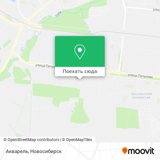 Карта Акварель