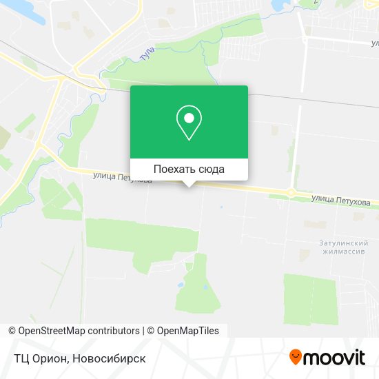 Карта ТЦ Орион