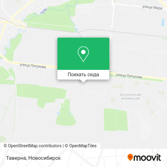 Карта Таверна
