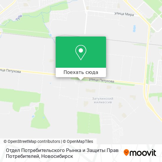 Карта Отдел Потребительского Рынка и Защиты Прав Потребителей
