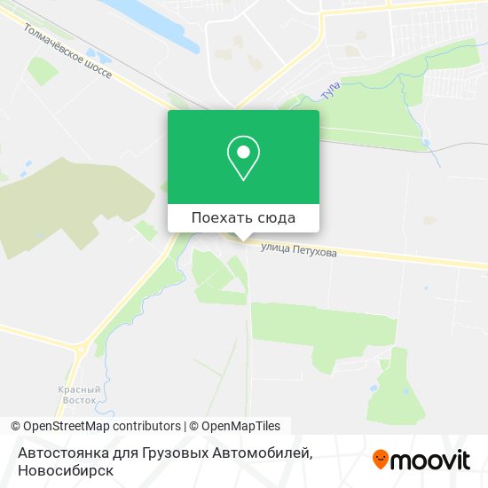 Карта Автостоянка для Грузовых Автомобилей