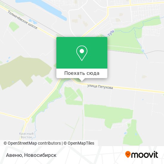 Карта Авеню