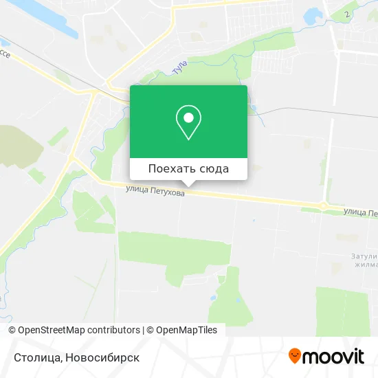 Карта Столица