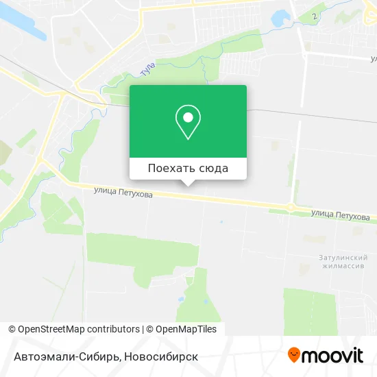 Карта Автоэмали-Сибирь